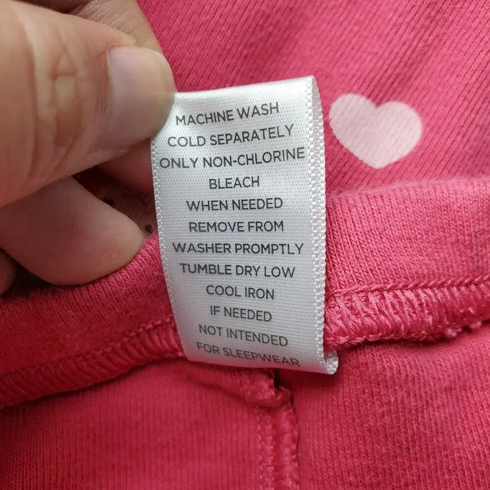 Gymboree Girls Pink Gingerbread Girl Leggings Size 18-24M